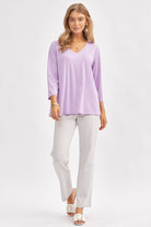 Dear Scarlett Signature Classic V-Neck Top Womens