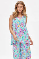 Dear Scarlett Sunkissed Set in Pink/Aqua Womens