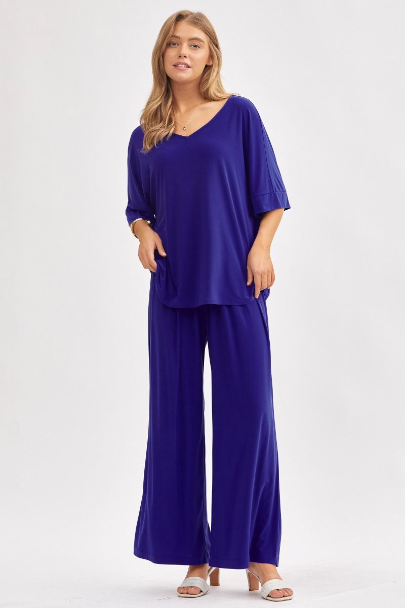Dear Scarlett Cabana Set Royal Blue Womens