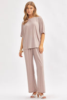 Dear Scarlett Coastal Set in 7 colors! Mocha Womens