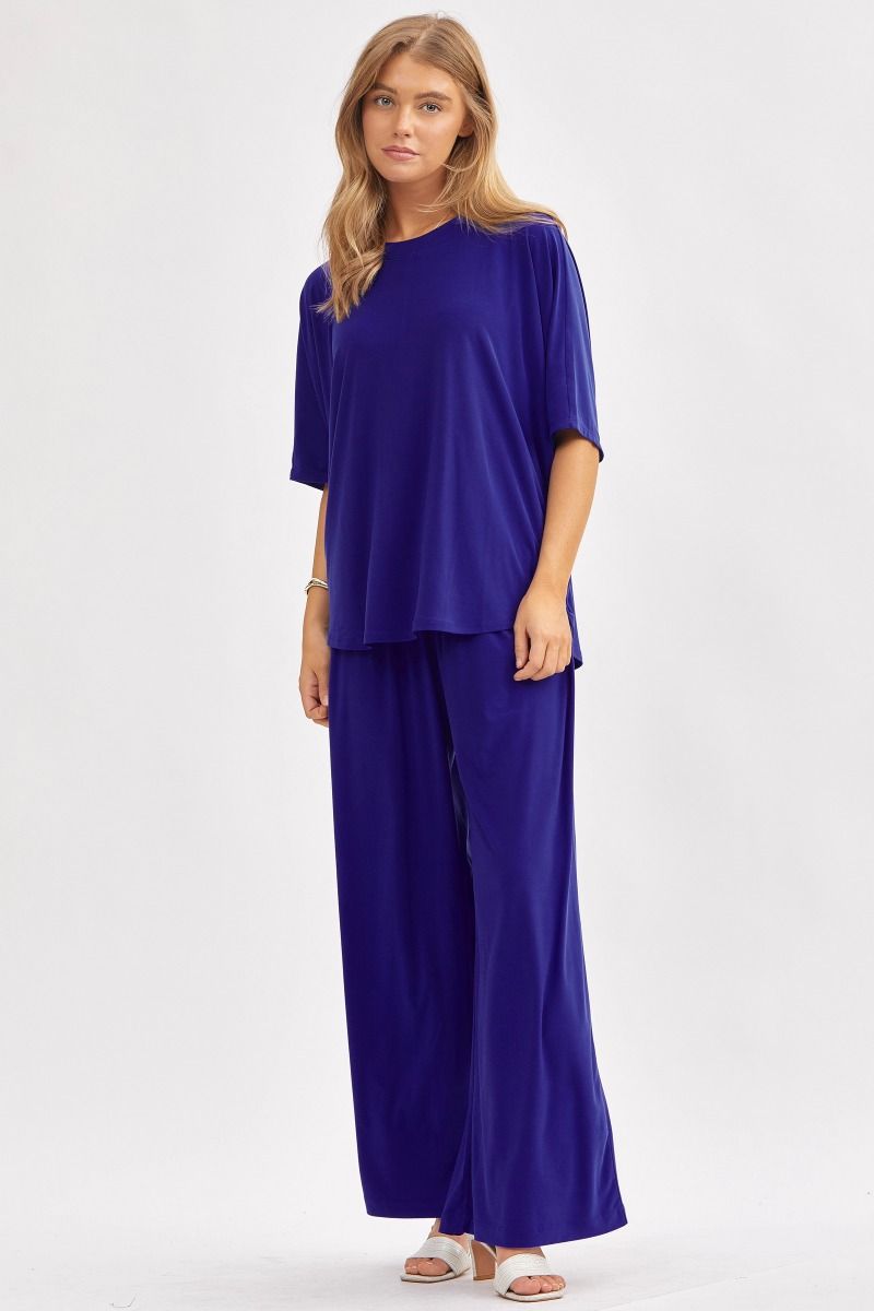 Dear Scarlett Coastal Set Navy Womens