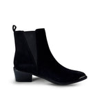 Naughty Monkey Wylie Suede Ankle Boot in Black Shoes