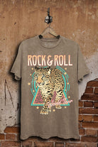 Lotus Fashion Collection Plus Size Rock & Roll World Tour Graphic Top