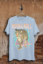 Lotus Fashion Collection Plus Size Rock & Roll World Tour Graphic Top