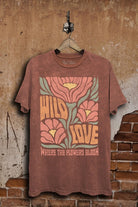 Lotus Fashion Collection Wild Love Where The Flowers Bloom Graphic Top