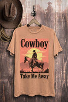 Lotus Fashion Collection Plus Size Cowboy Take Me Away Graphic Top