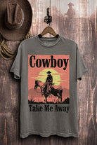 Lotus Fashion Collection Plus Size Cowboy Take Me Away Graphic Top