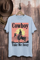 Lotus Fashion Collection Plus Size Cowboy Take Me Away Graphic Top