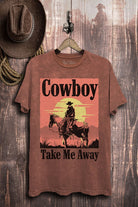 Lotus Fashion Collection Plus Size Cowboy Take Me Away Graphic Top