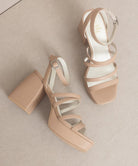 Oasis Society Talia - Strappy Platform Heel KKE Originals