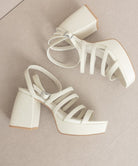 Oasis Society Talia - Strappy Platform Heel KKE Originals