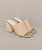 OASIS SOCIETY Serena - Studded Raffia Slide Heel KKE Originals