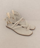 OASIS SOCIETY Abril - Strappy Ankle Wrap Sandal KKE Originals