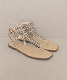 OASIS SOCIETY Oaklyn - Studded Gladiator Sandal KKE Originals