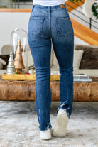 Judy Blue Christine High Contrast Slim Bootcut Destroyed Jeans Ave Shops