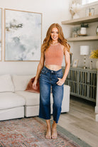 Judy Blue Hayes High Rise Wide Leg Crop Jeans Ave Shops