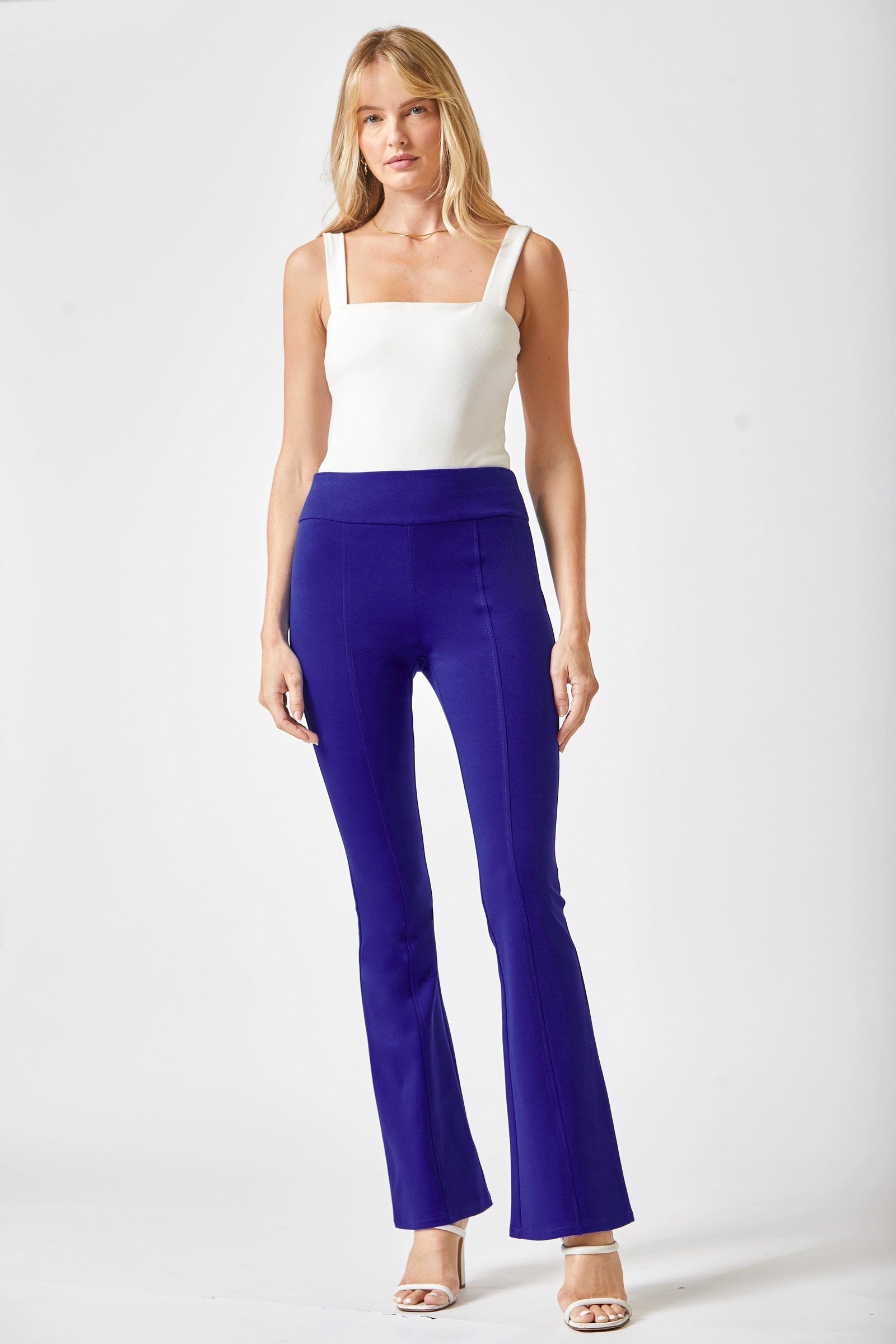 Dear Scarlett Magic Flare Pants in Eleven Colors Final Sale French Royal Ave Shops