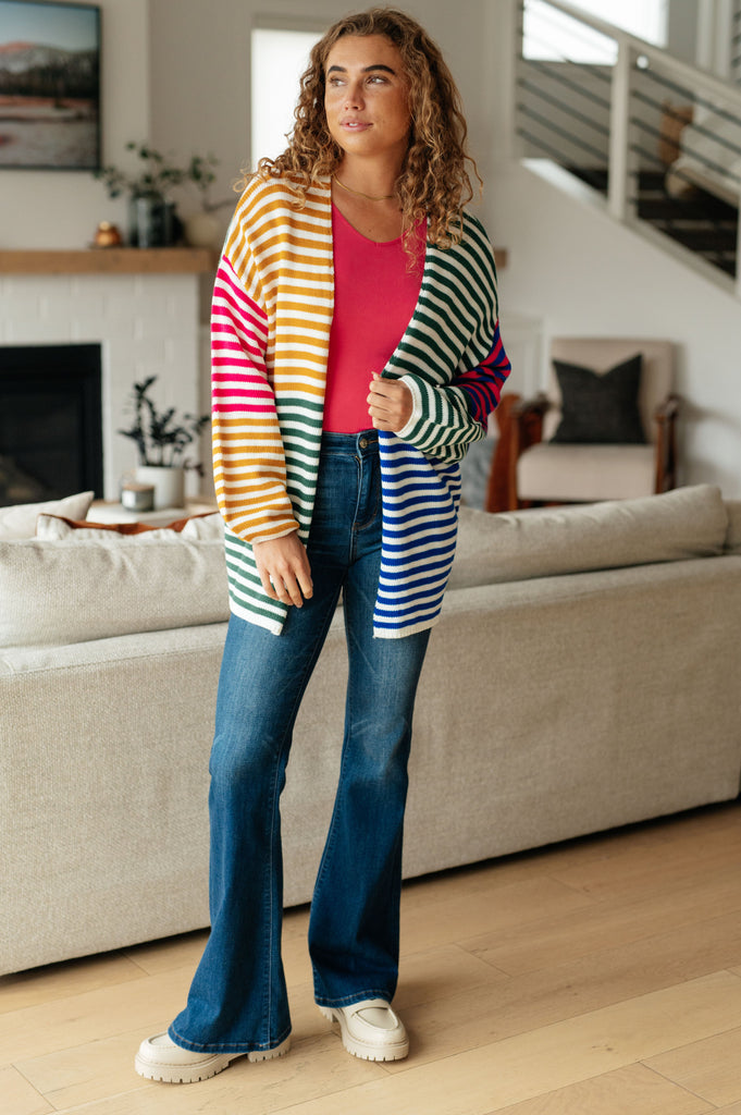 Andree By Unit Marquee Lights Striped Cardigan Ave Shops 11-14