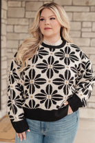 BiBi Mid Mod Floral Sweater Shirts & Tops