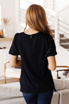 Haptics One More Chance Lace Sleeve Top Ave Shops