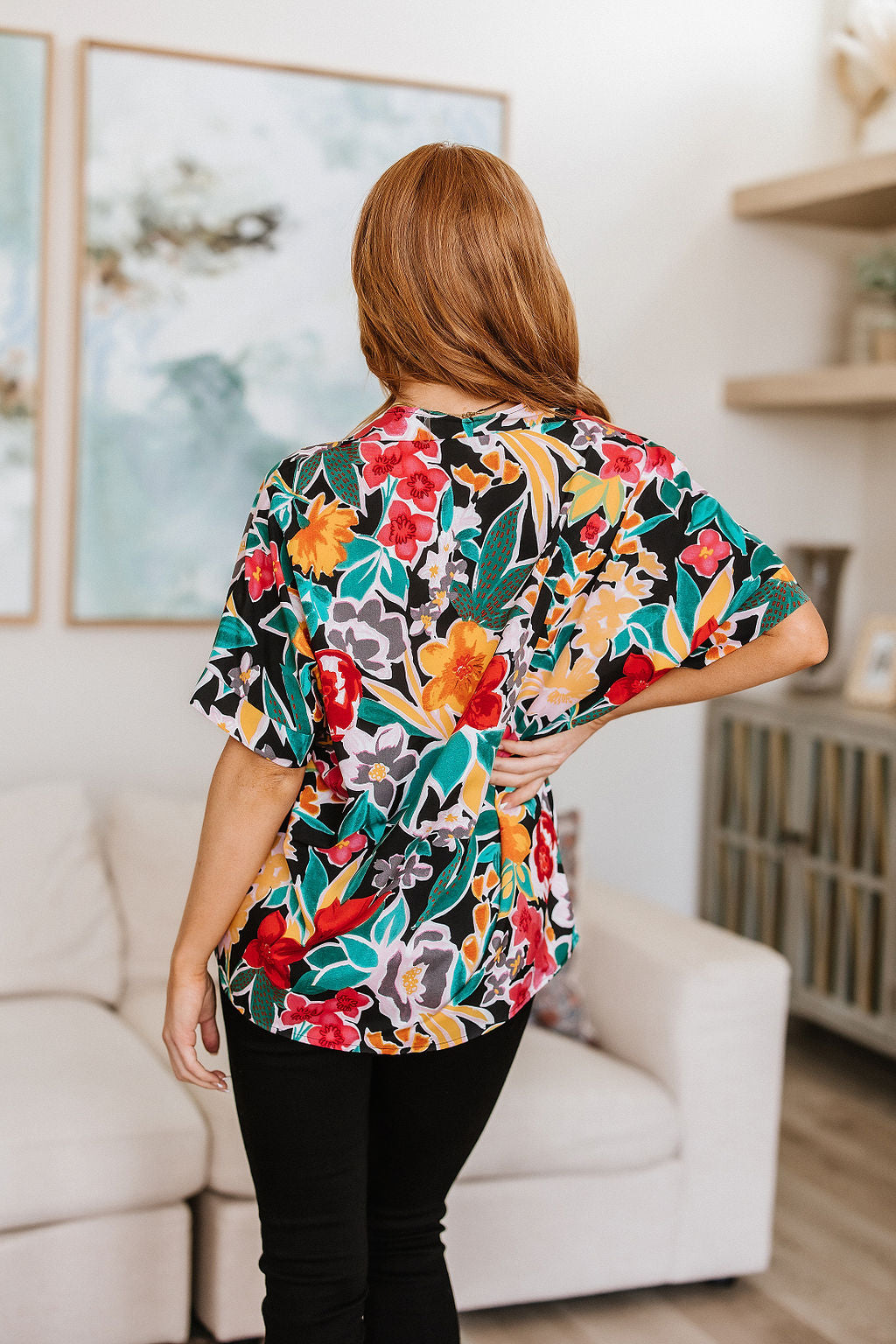pretty floral top