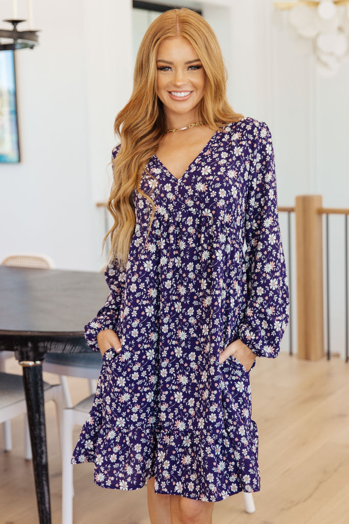 Hemish Since You’ve Been Gone Floral V-Neck Dress Ave Shops