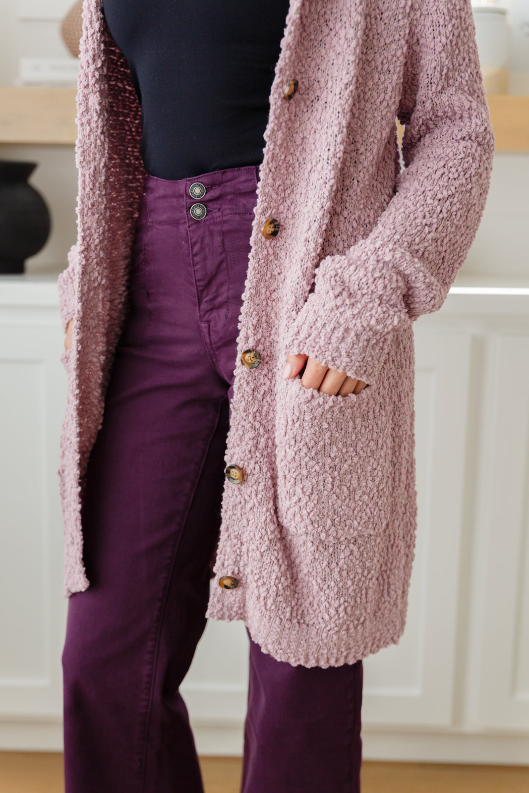 One Eleven North Soft Wisteria Hooded Cardigan 10-5-2023
