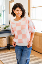 BiBi Start Me Up Checkered Sweater SPRING24