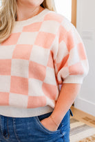 BiBi Start Me Up Checkered Sweater SPRING24