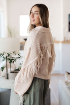 GeeGee Sweet Surrender Fringe Sweater Shirts & Tops