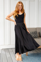 Jodifl Timeless Tale Maxi Skirt in Black 3XL Ave Shops