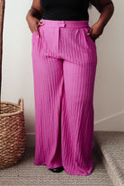 Davi & Dani Totally Crazy Still Wide Leg Pants SPRING24