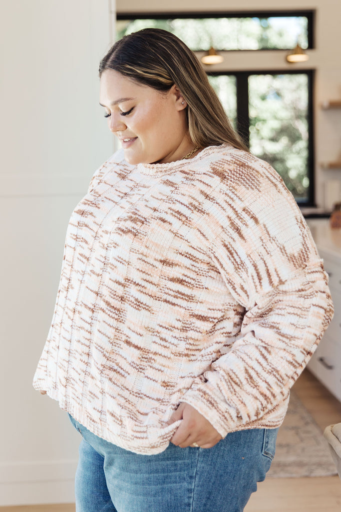 Haptics Chenille Wait A Minute Melange Sweater Ave Shops