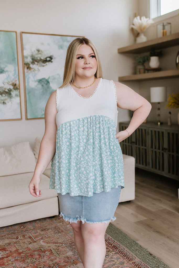 Lovely Melody Whoopsie Daisy Floral Peplum Bogo Free