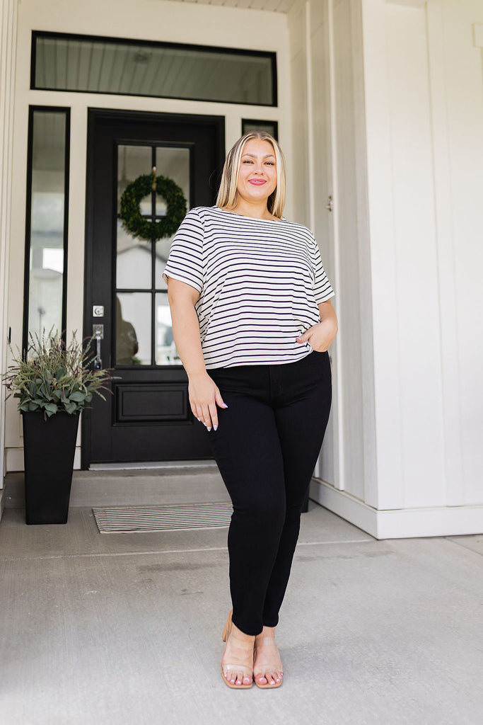 Sew In Love You're My Sweetheart Striped Top Bogo Free