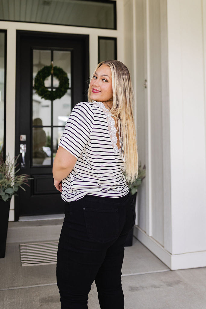 Sew In Love You're My Sweetheart Striped Top Bogo Free