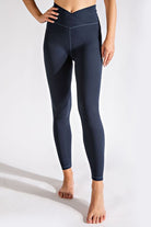 Rae Mode V Waist Butter Soft Full Length Leggings Nocturnal Navy Rae Mode